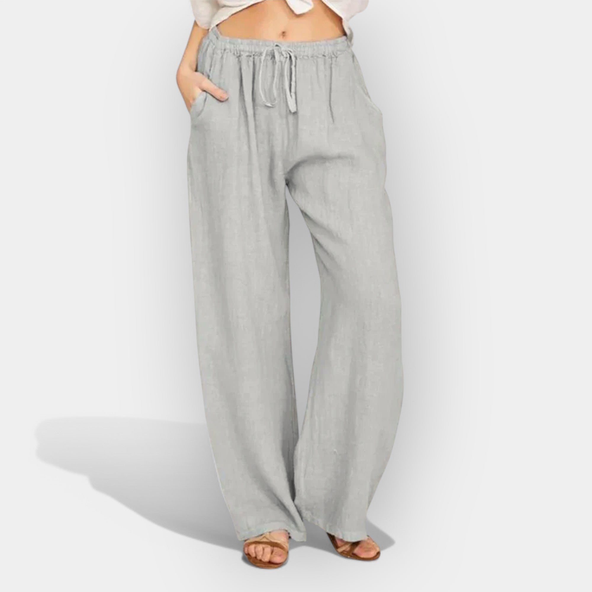 Ivana | Airy Linen Summer Trousers
