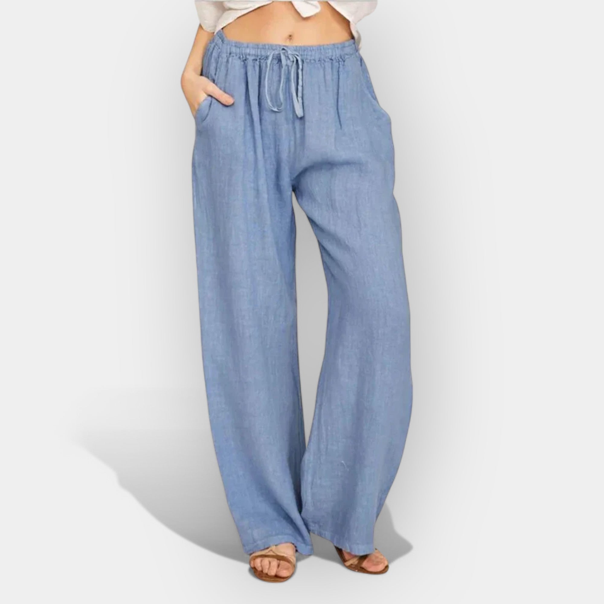 Ivana | Airy Linen Summer Trousers