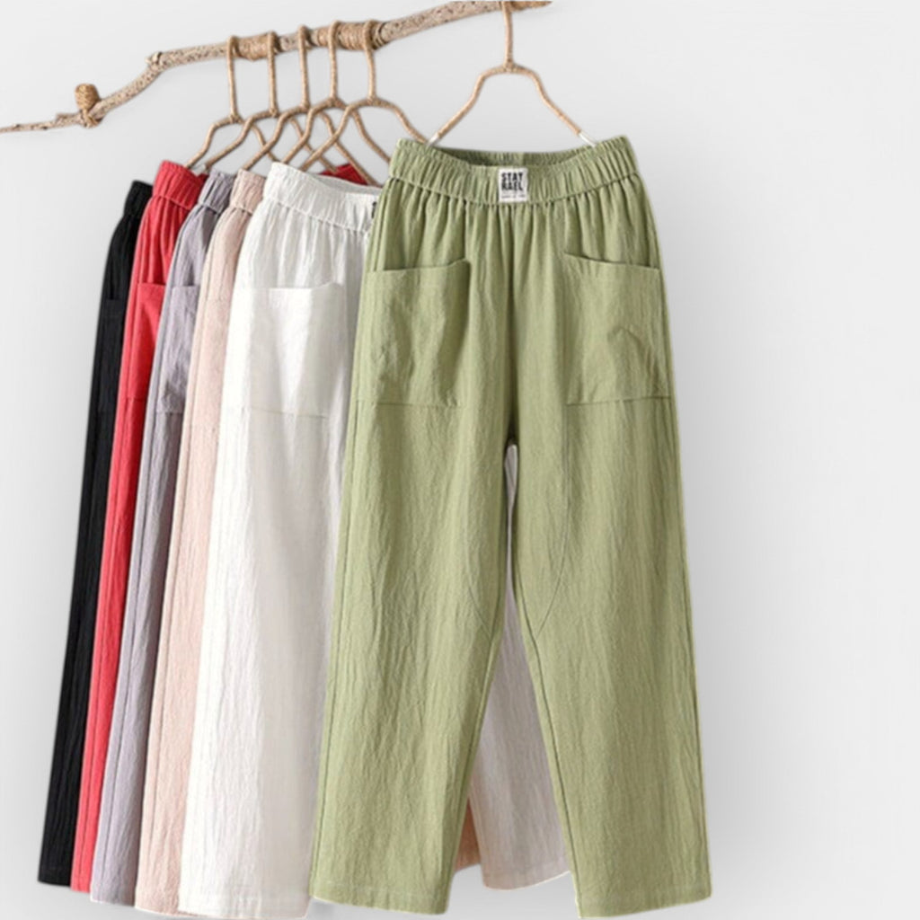 Renata | Linen Comfortable Trousers