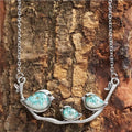 Vintage Bird Silver Necklace