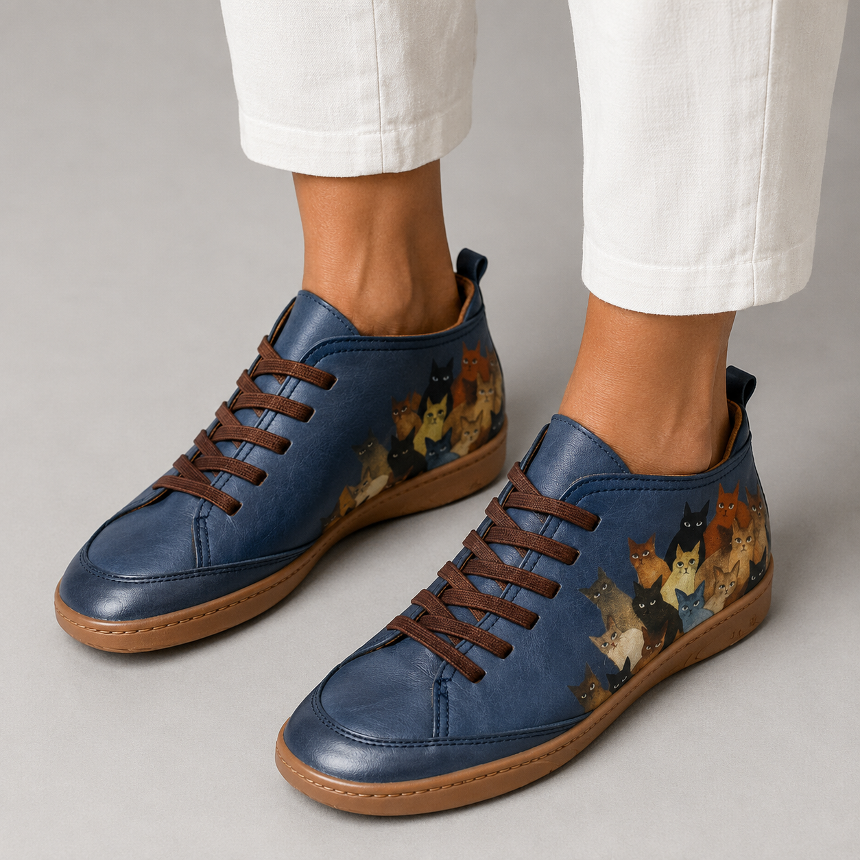 Anna | Stivaletti Casual con Stampa Artistica