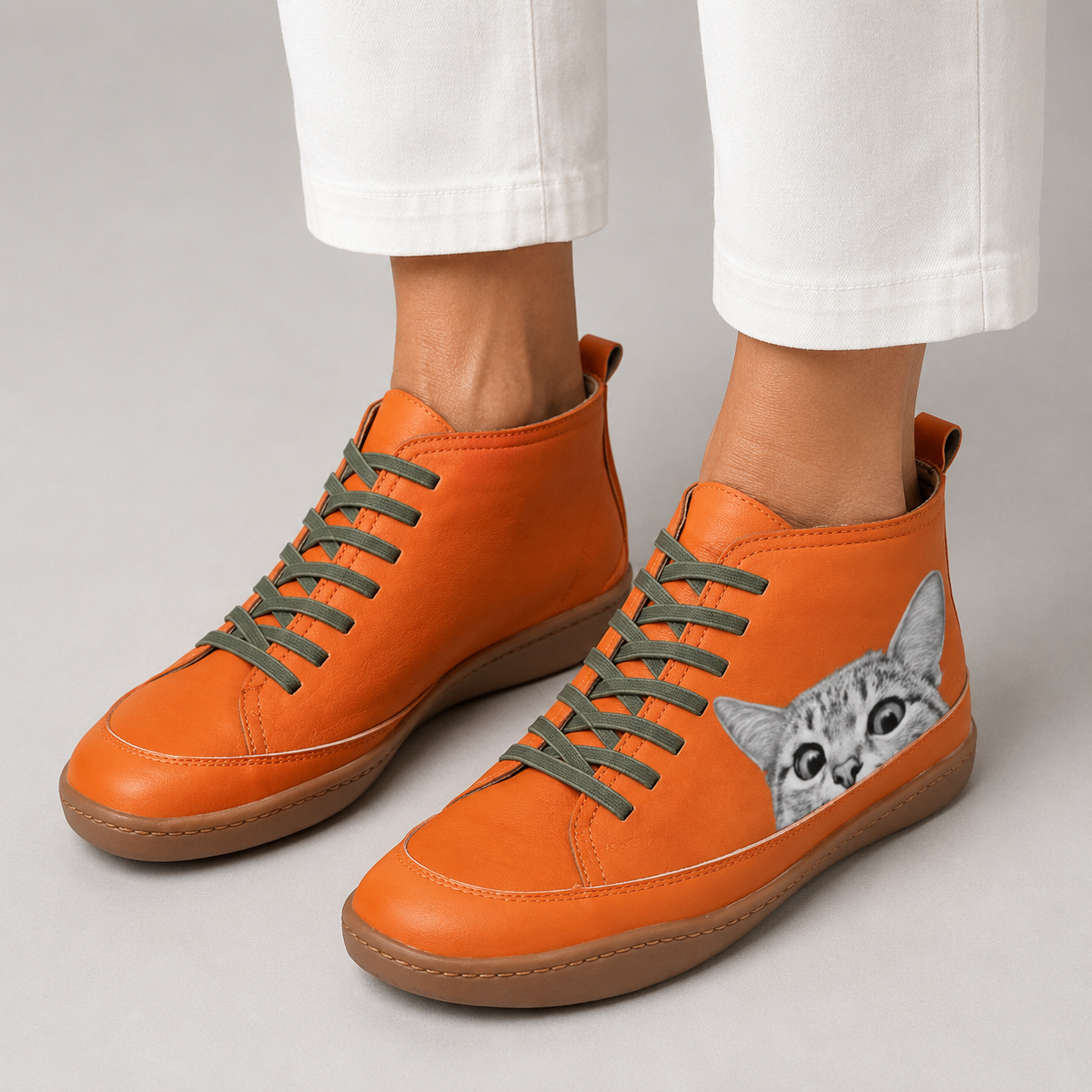 Anna | Stivaletti Casual con Stampa Artistica