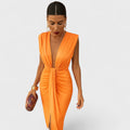 Julia | Open Neckline Dress