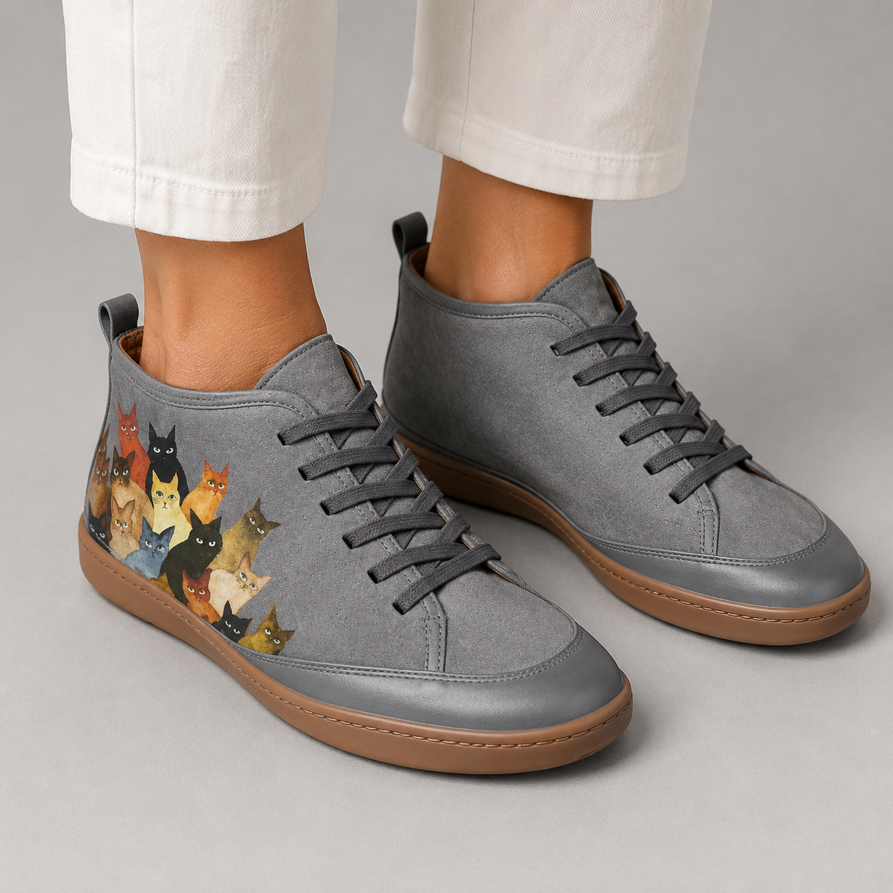 Anna | Stivaletti Casual con Stampa Artistica