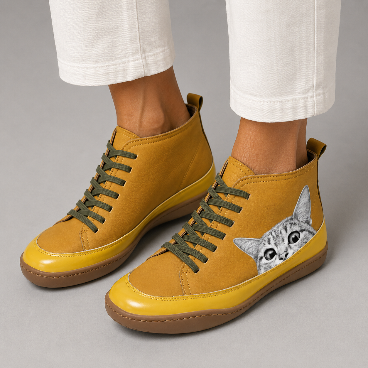 Anna | Stivaletti Casual con Stampa Artistica