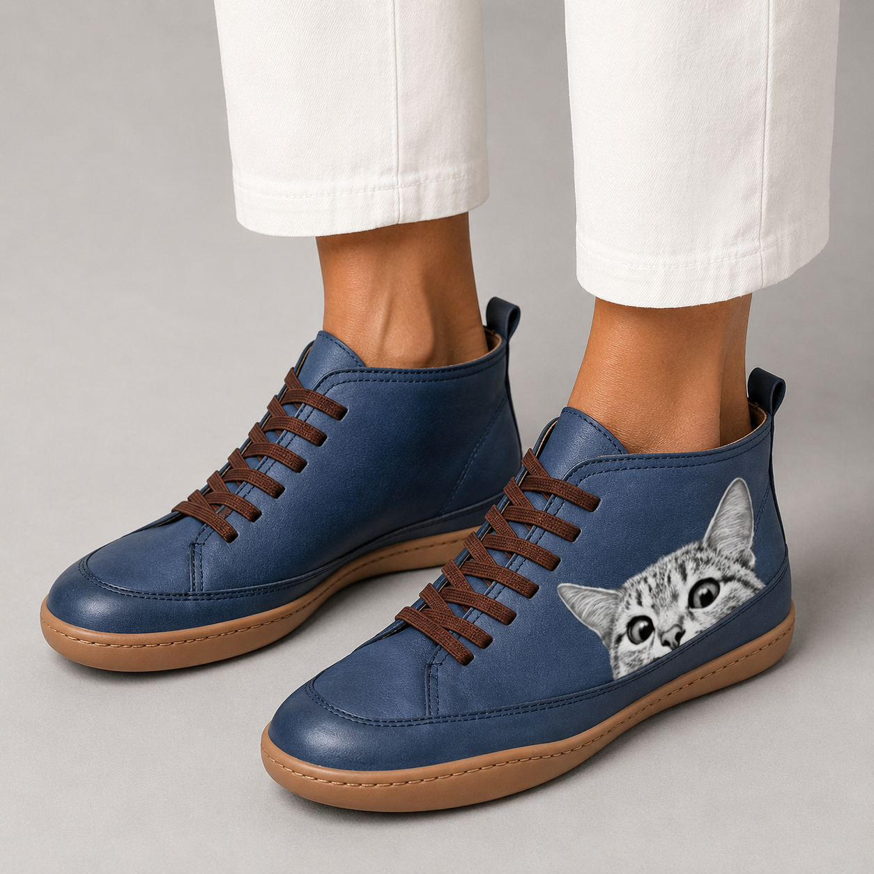 Anna | Stivaletti Casual con Stampa Artistica