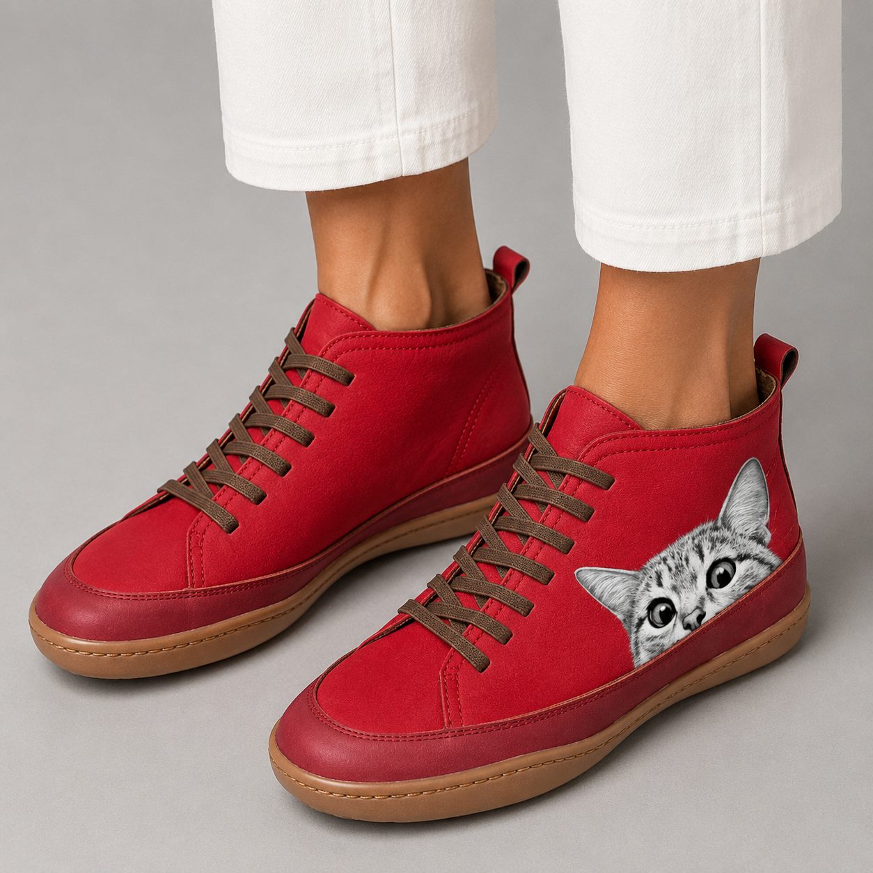 Anna | Stivaletti Casual con Stampa Artistica