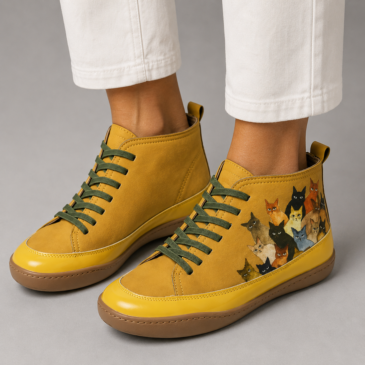 Anna | Stivaletti Casual con Stampa Artistica