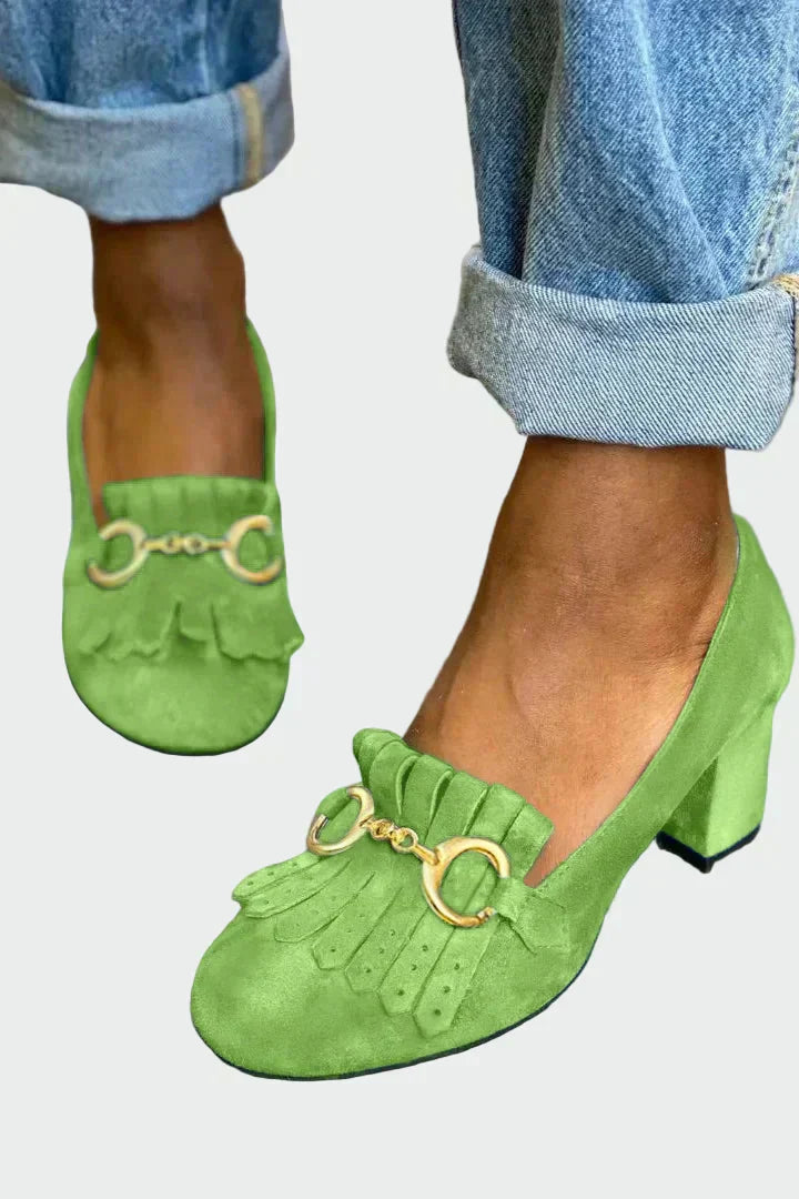 Amina | Stylish Shoes with a Golden Buckle