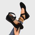 Calerinne | Closed Heeled Ballerina Shoes