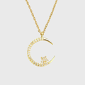 Vera | Elegant Necklace with Moon Motif