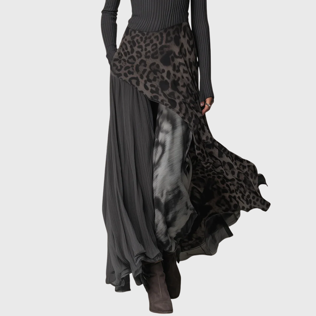 Sofia | Long Leopard Print Dress