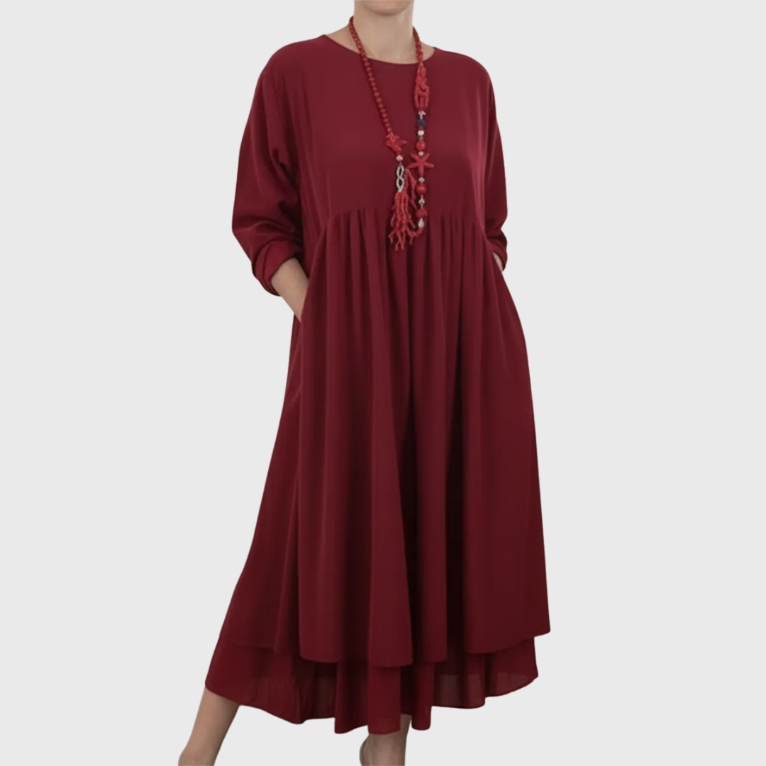 Melvaria | Comfortable Midi Dress