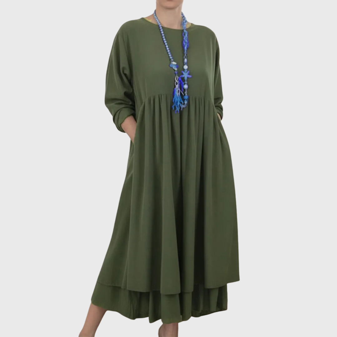 Melvaria | Comfortable Midi Dress