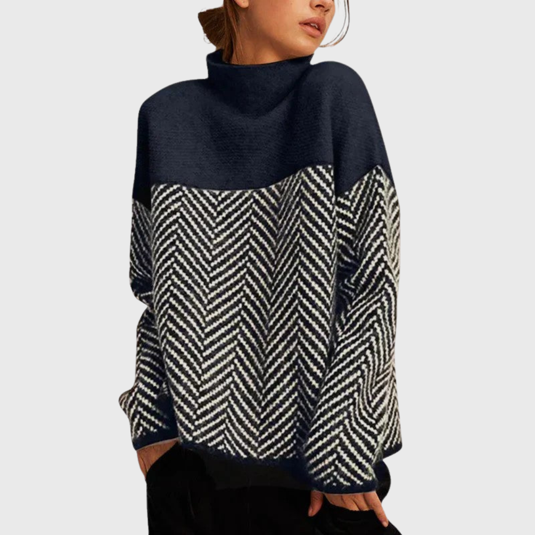 Norah | Cotton High Neck Jumper