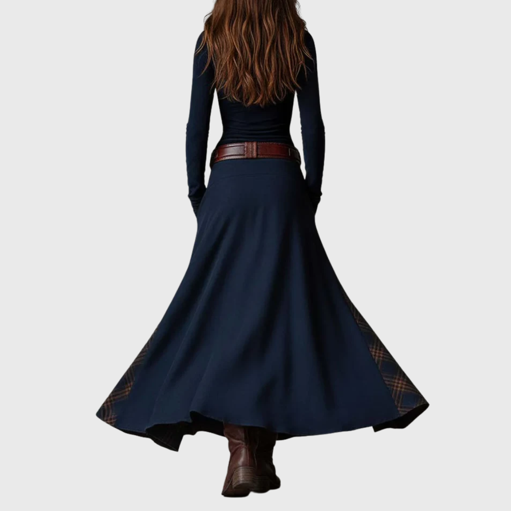 Azucena | Leather Maxi Dress with Belt