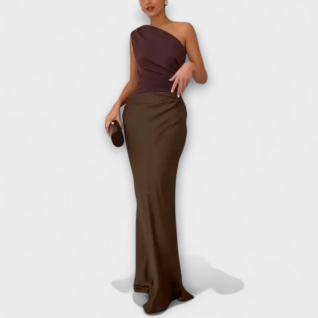 Ariana | One-Shoulder Maxi Dress