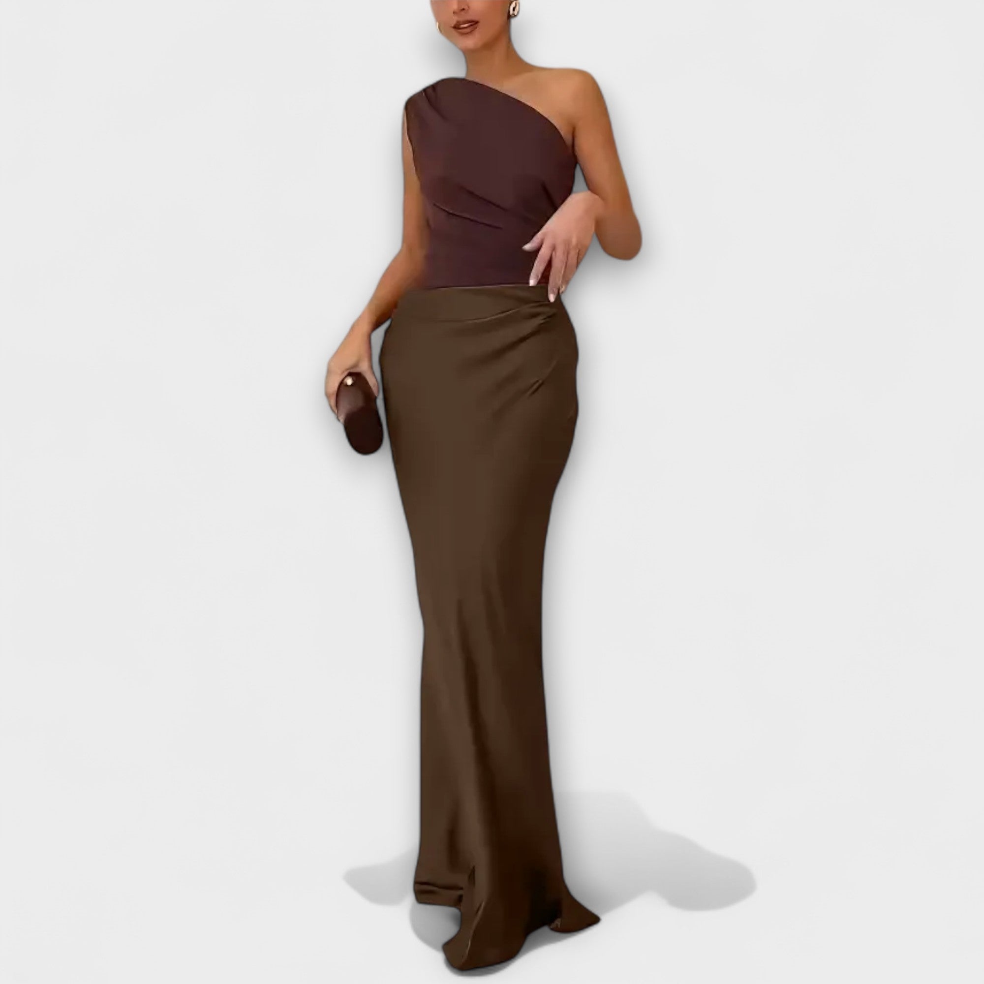 Ariana | One-Shoulder Maxi Dress