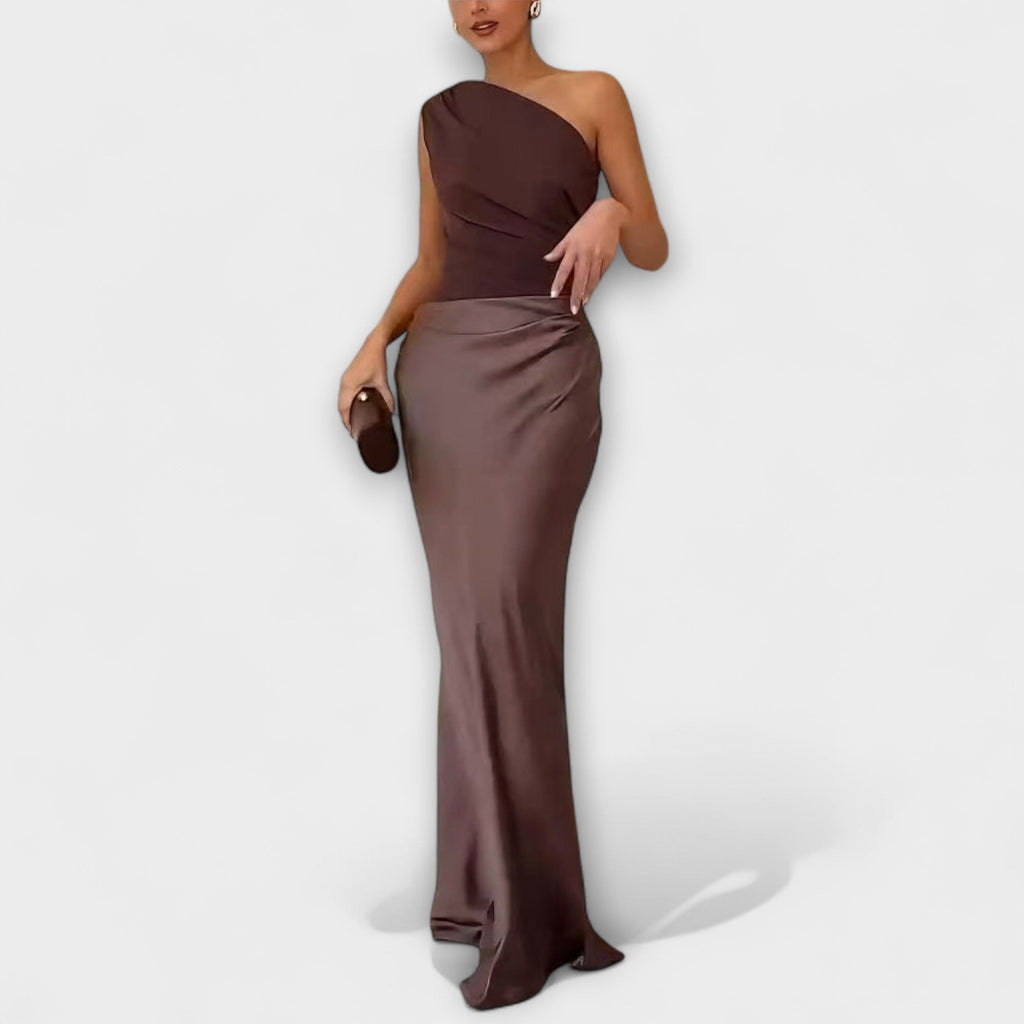 Ariana | One-Shoulder Maxi Dress