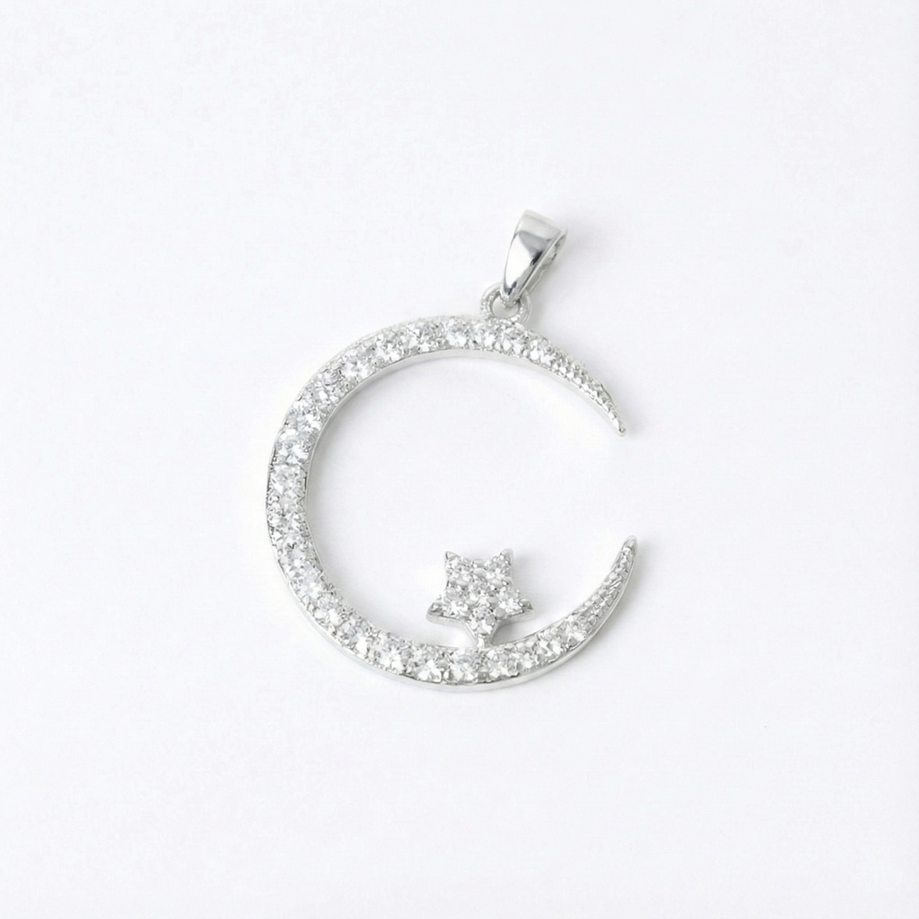 Vera | Elegant Necklace with Moon Motif