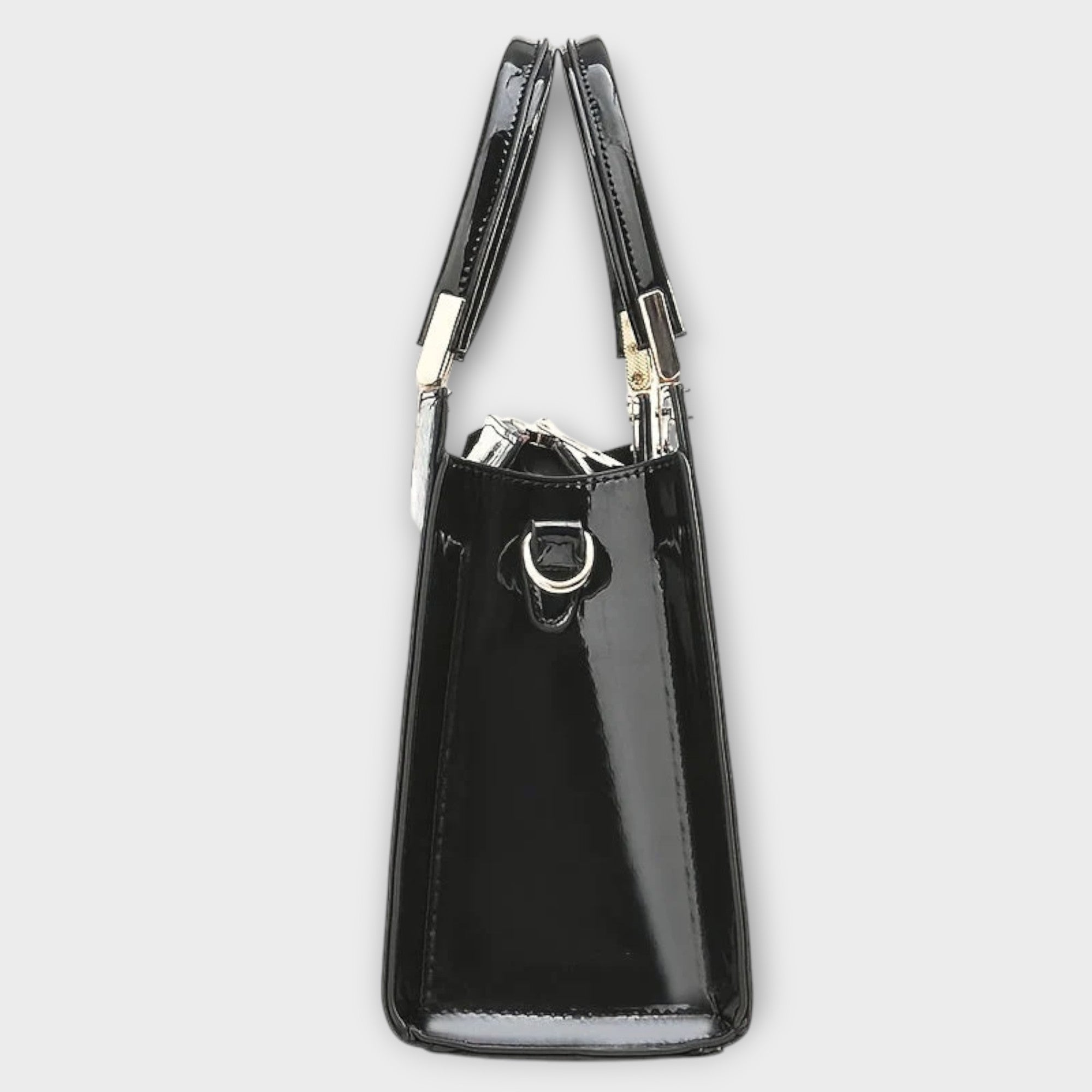 Sunniva | Glossy Croco Handbag
