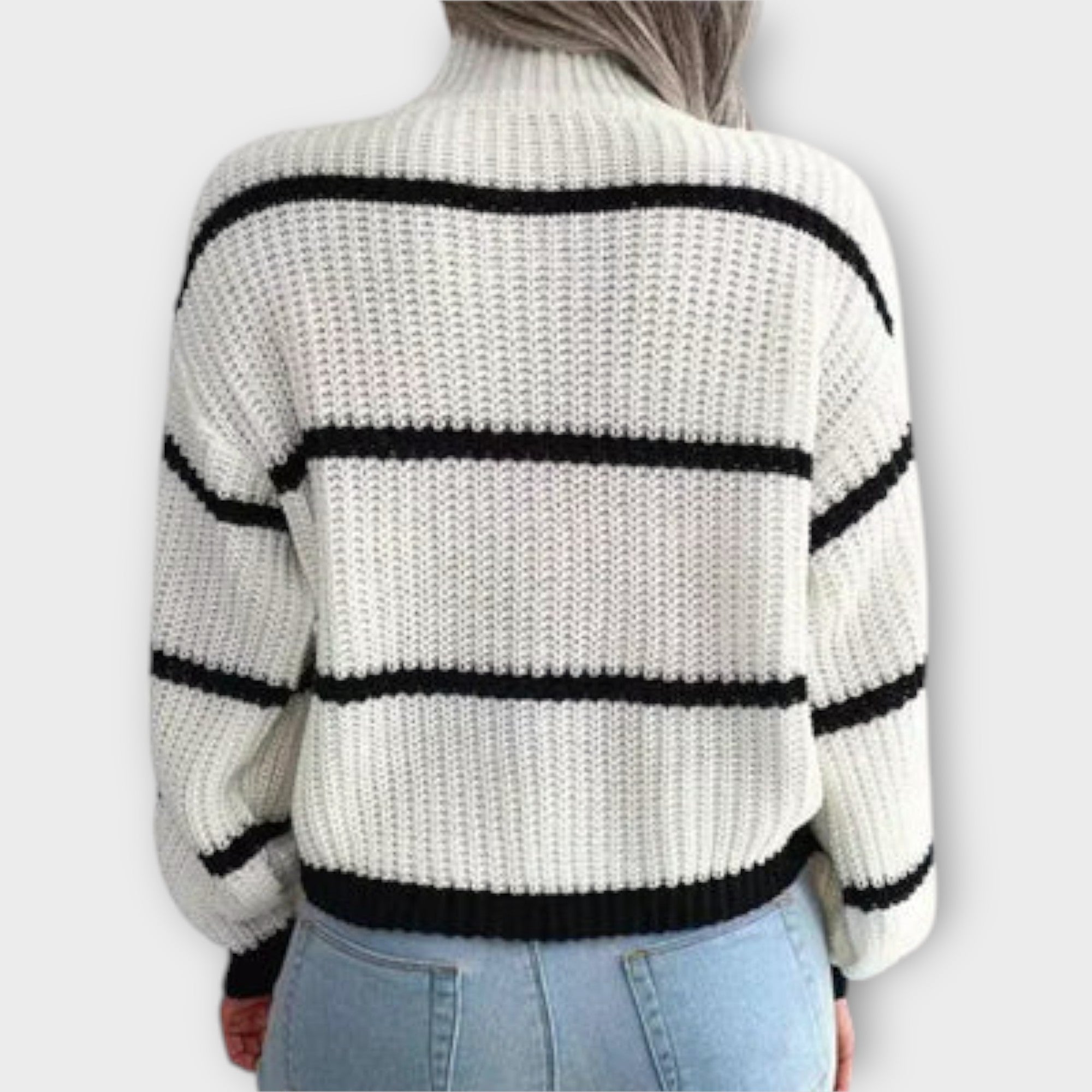 Chavala | Rolled and Striped Jumper