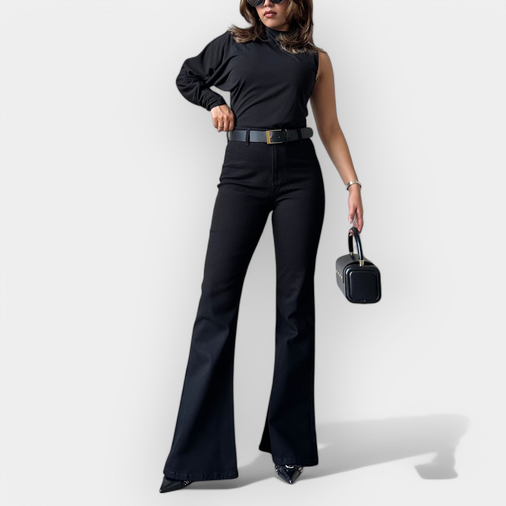 Alessia | High-Waisted Flared Trousers