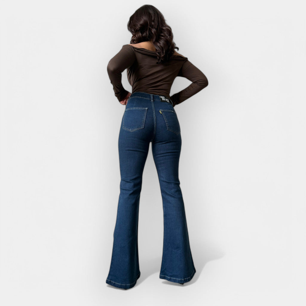 Alessia | High-Waisted Flared Trousers