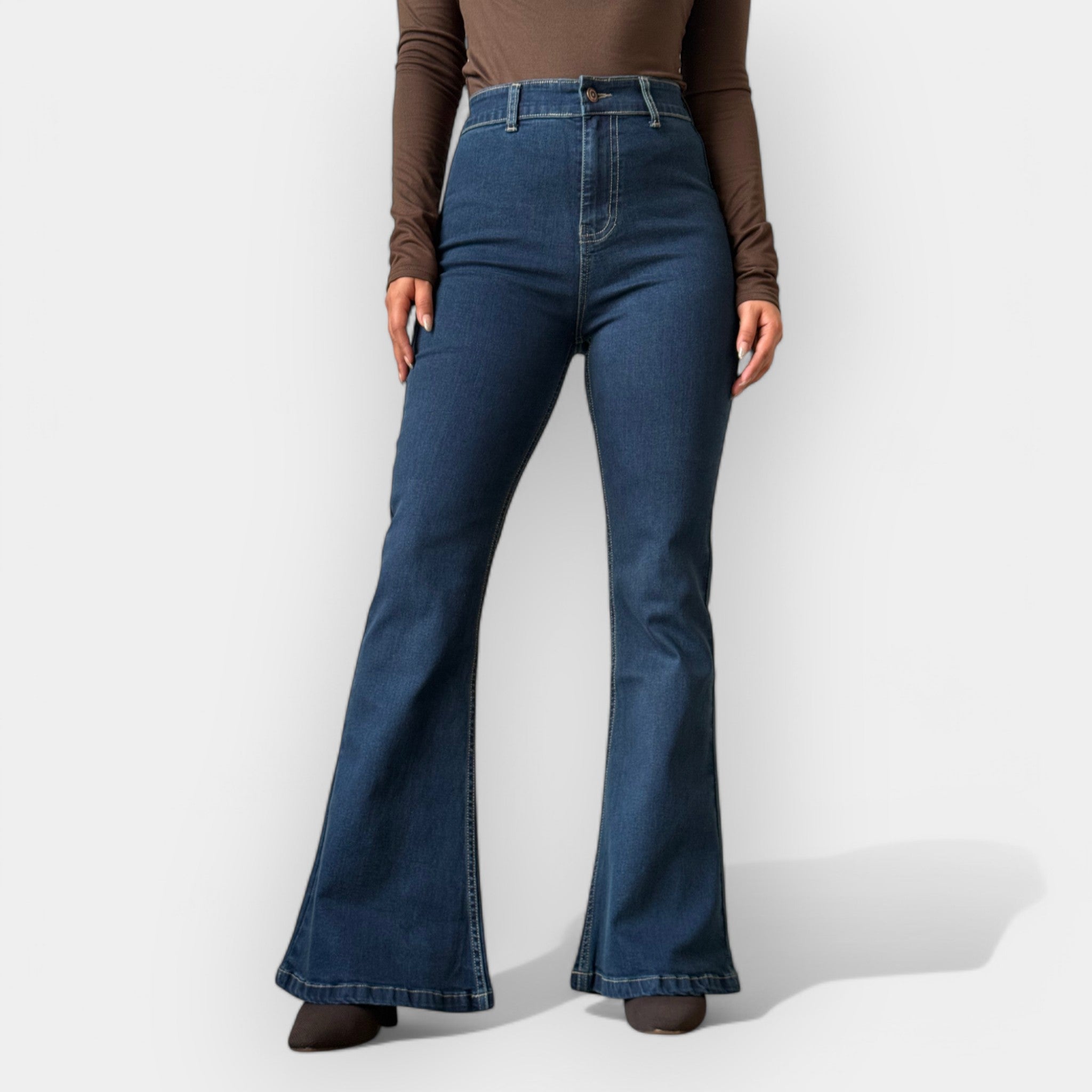 Alessia | High-Waisted Flared Trousers