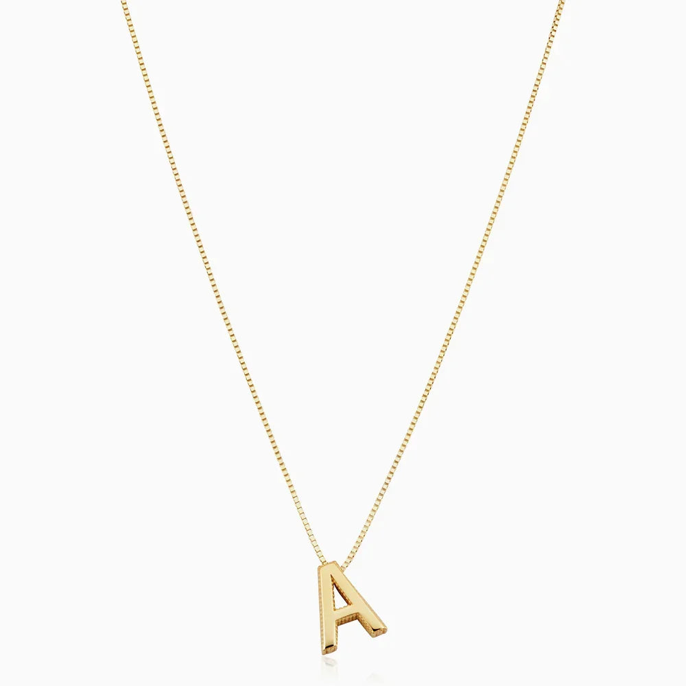 Initial Letter Love Necklace