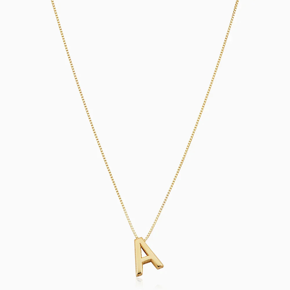 Initial Letter Love Necklace