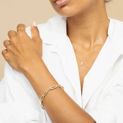 Initial Letter Love Necklace
