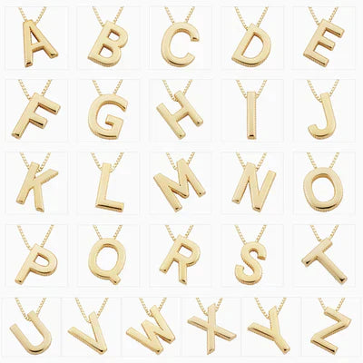 Initial Letter Love Necklace