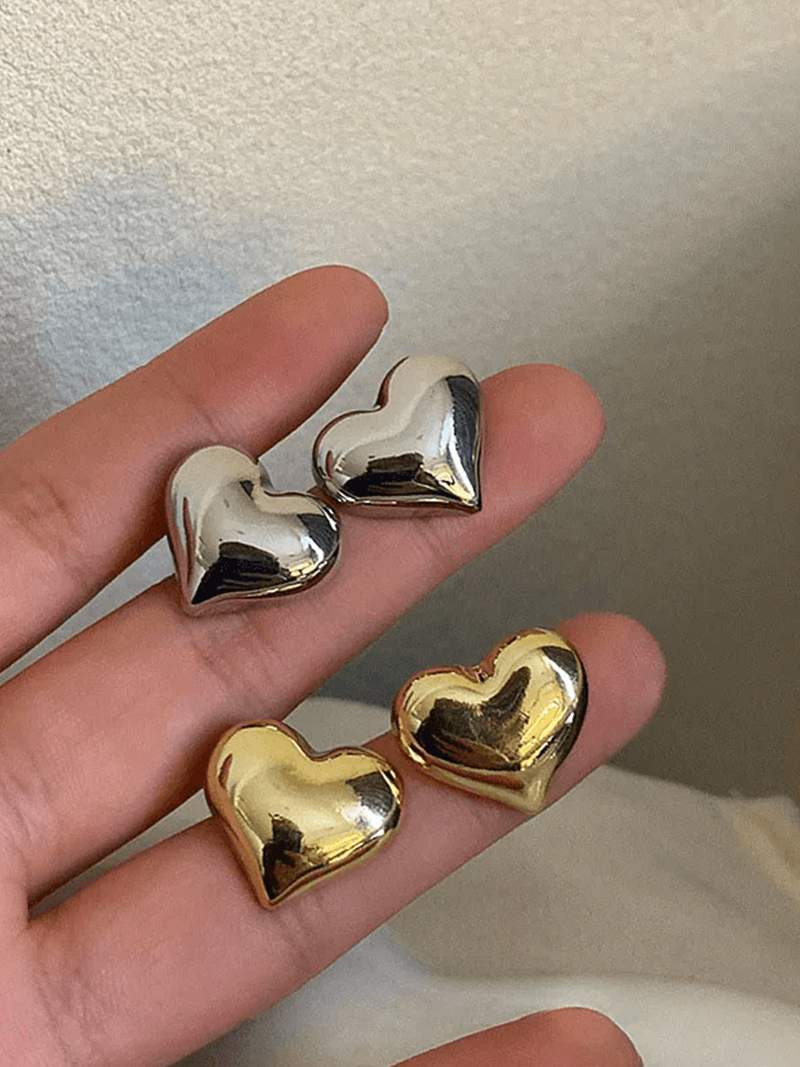 Heart-Shaped Earrings