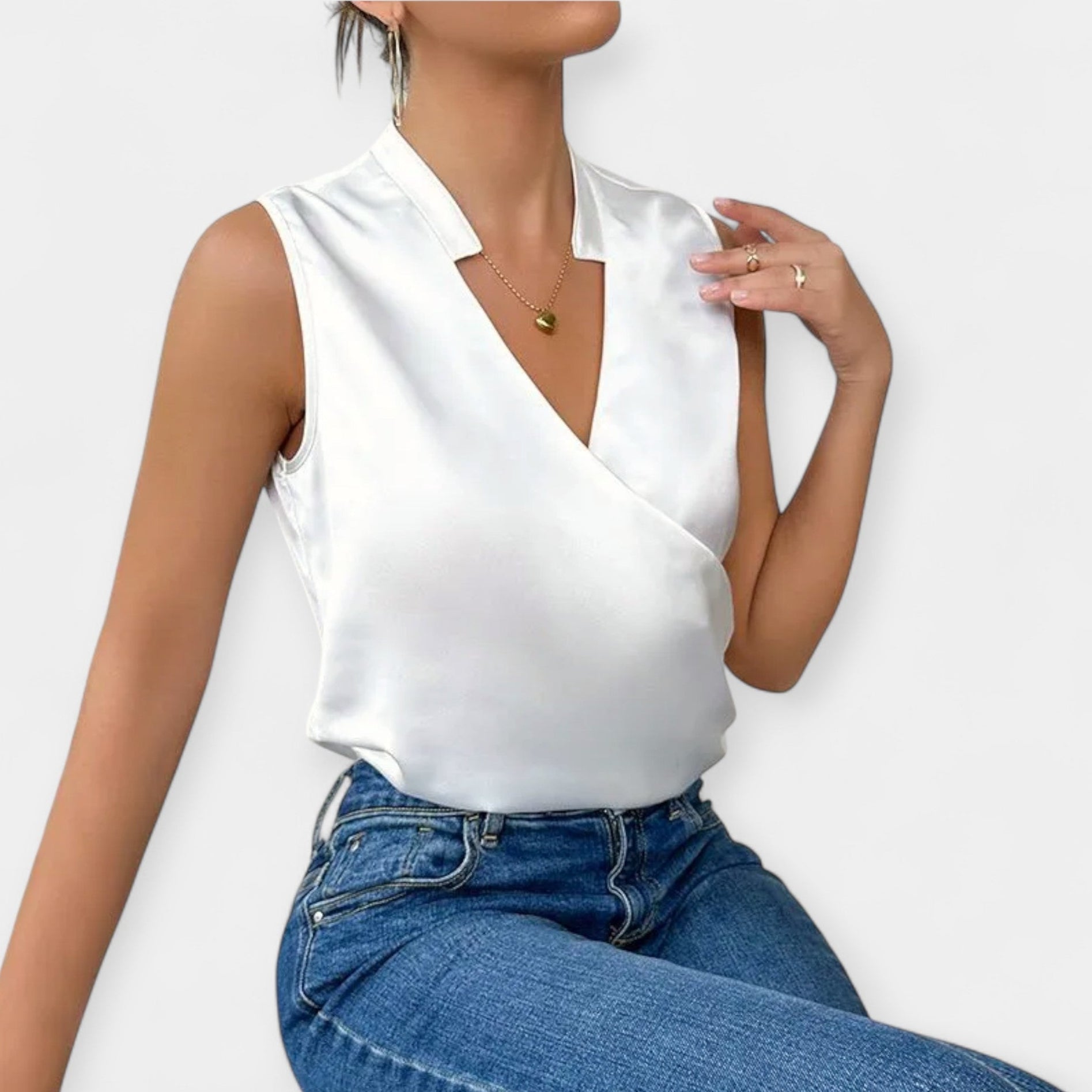Breeze | Sleeveless Plain Top