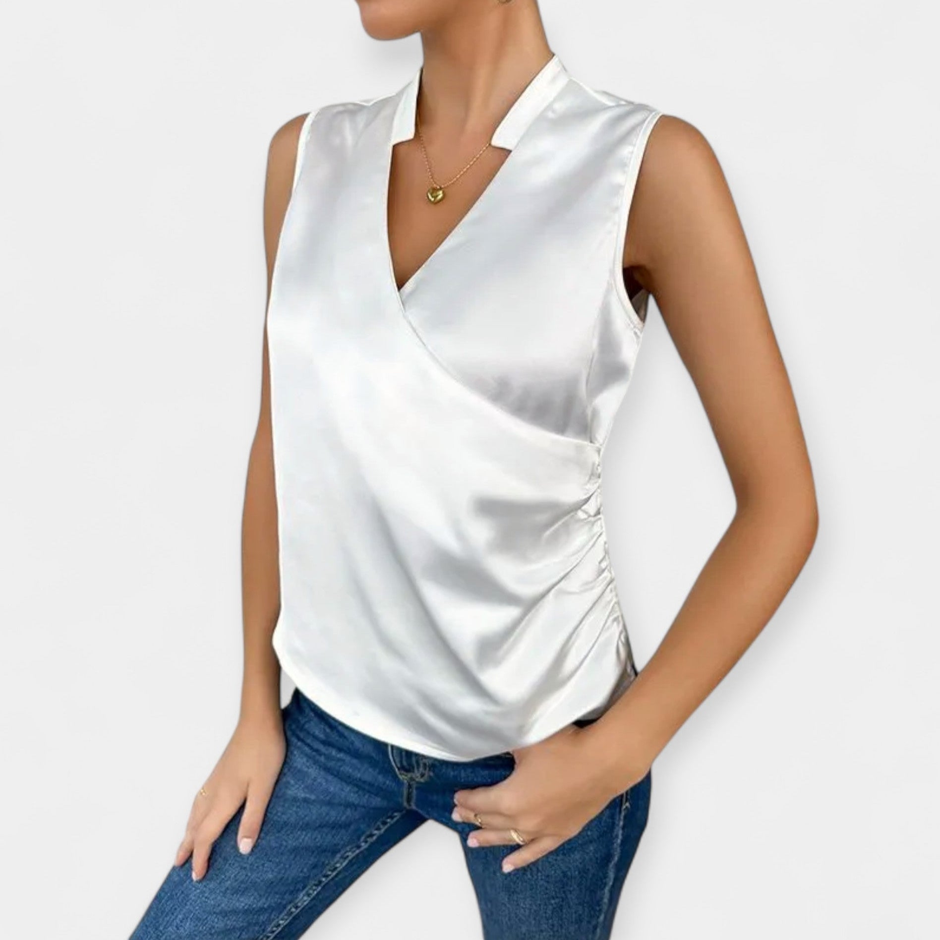 Breeze | Sleeveless Plain Top