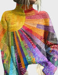 Mailis | Multicoloured Knitted Turtle Neck