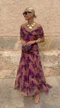 Hendrika | Coral Evening Dress