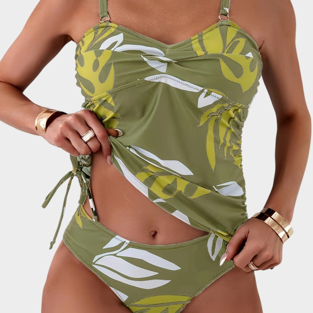 Carmen™ | Bikini with Tropical Leaf Print