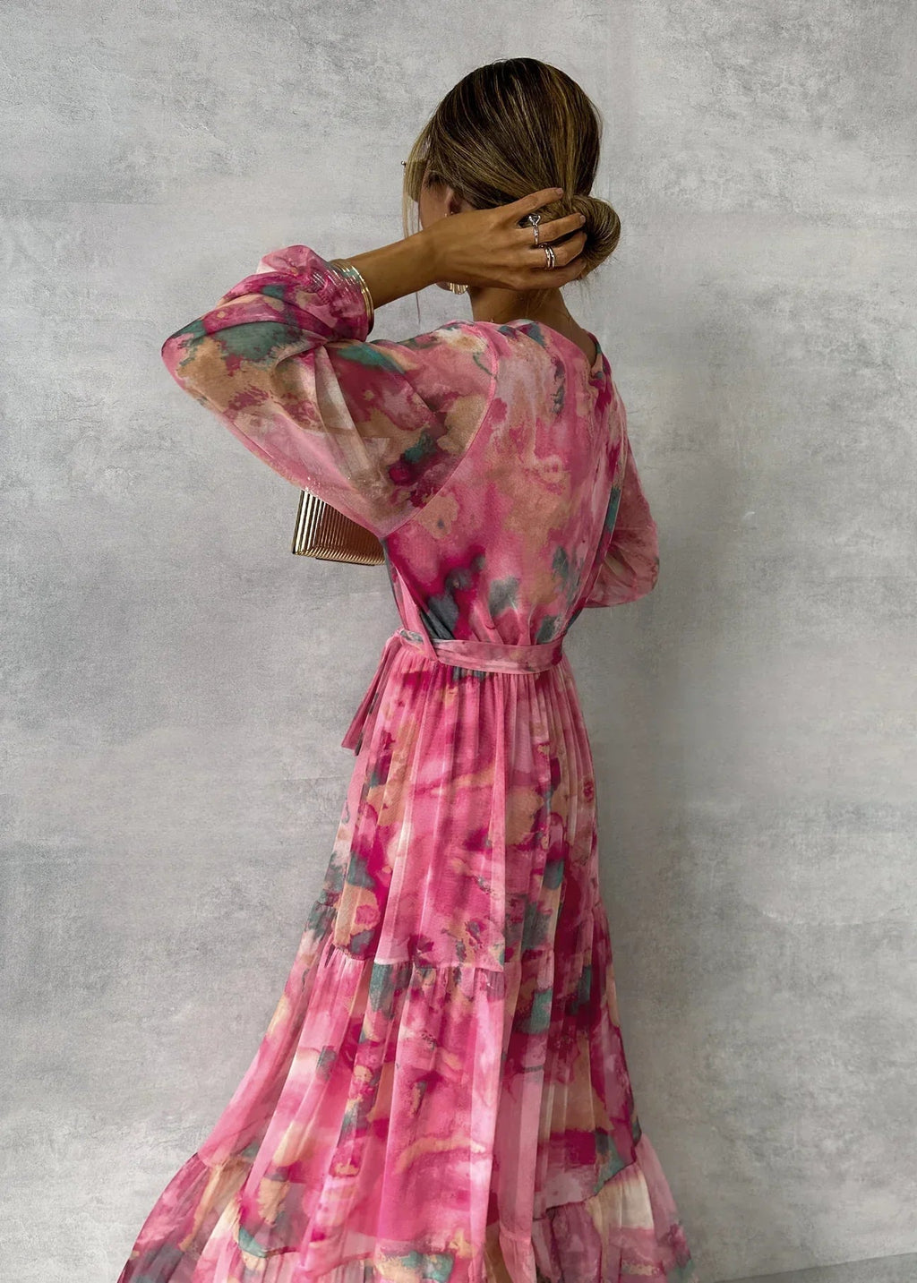 Lieke | Floral Design Wrap Dress