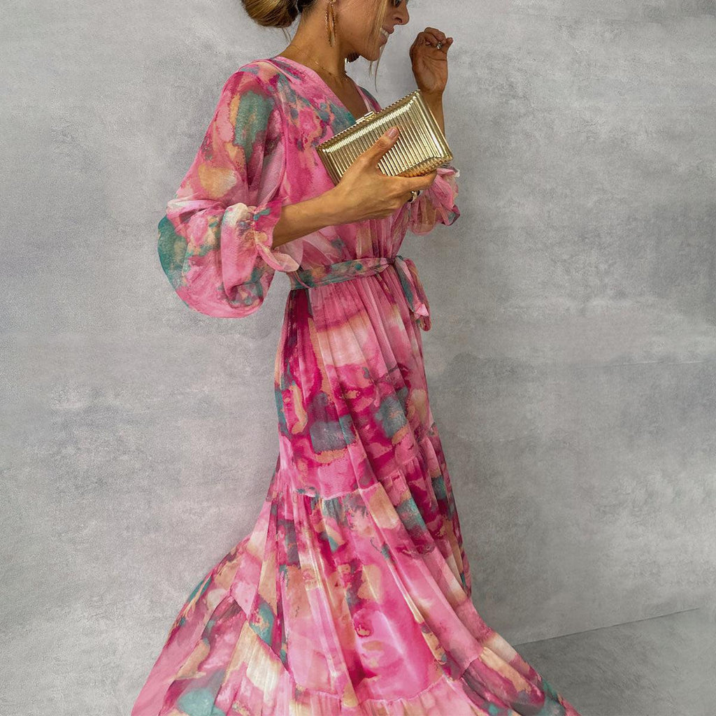 Lieke | Floral Design Wrap Dress