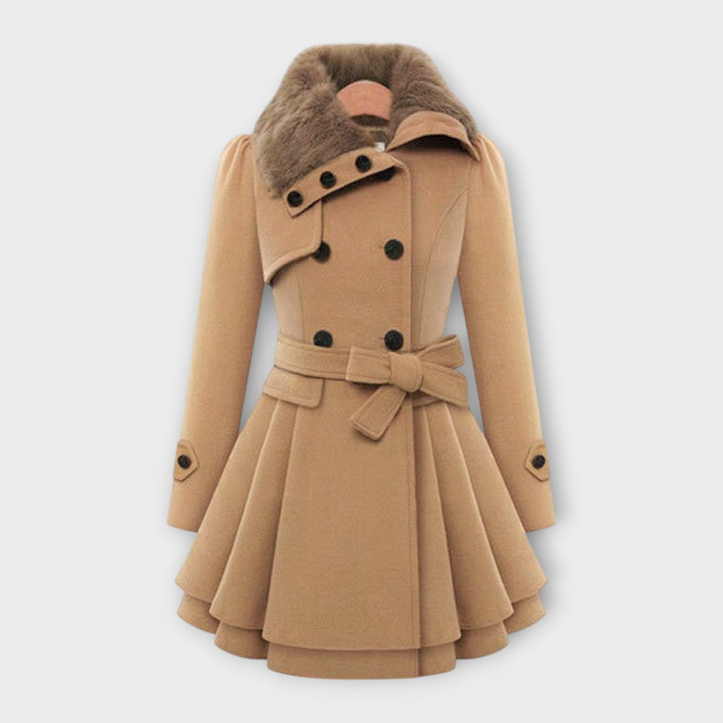 Ema | Elegant Faux Fur Coat