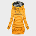 Triin | Autumn Dress with Heart Pattern