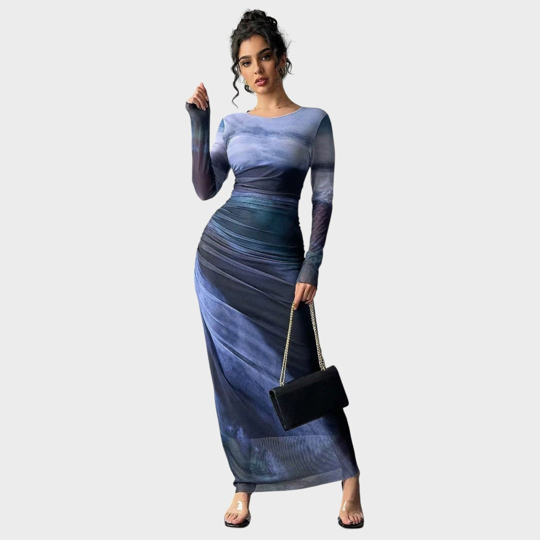 Amélia | Maxi dress with long sleeves