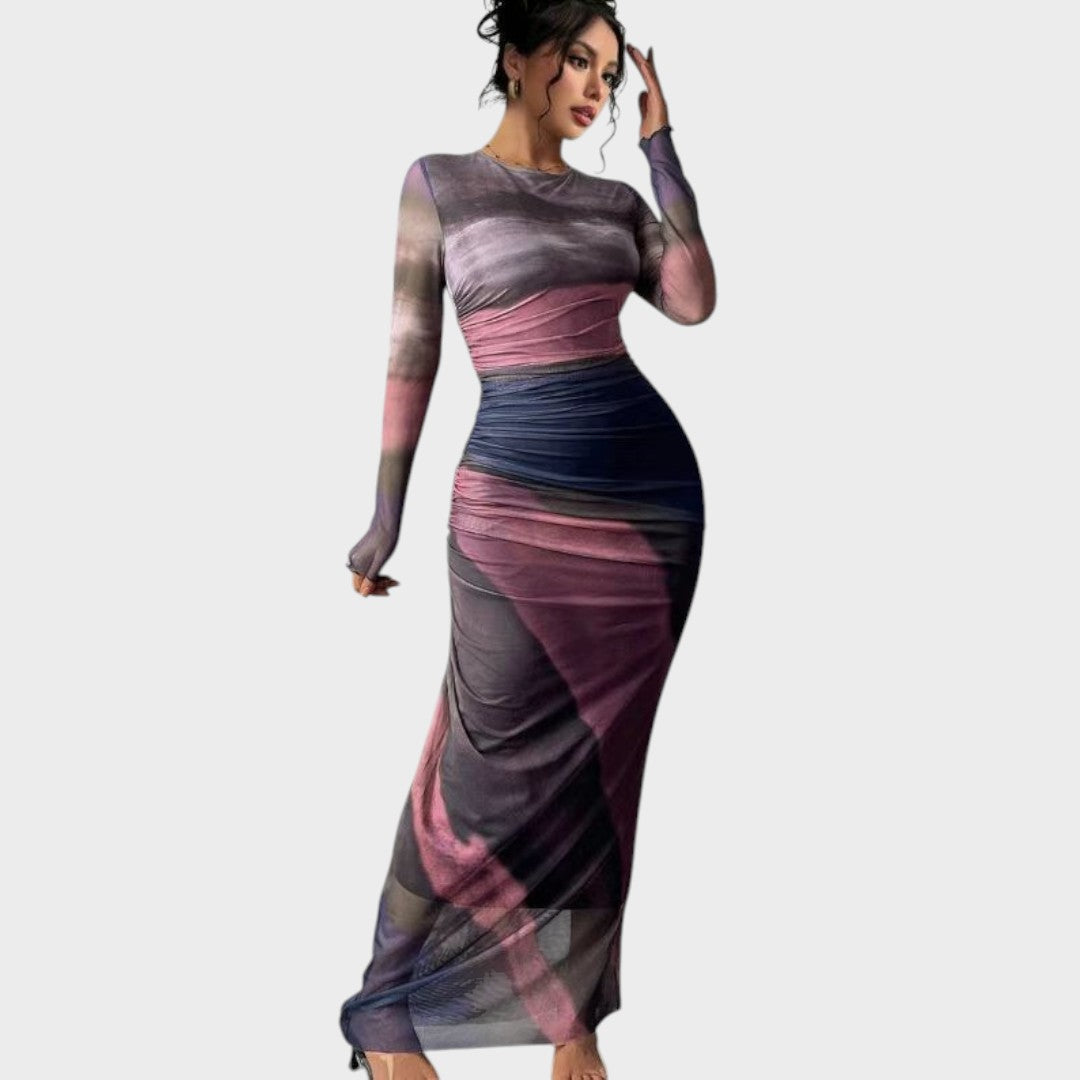 Amélia | Maxi dress with long sleeves