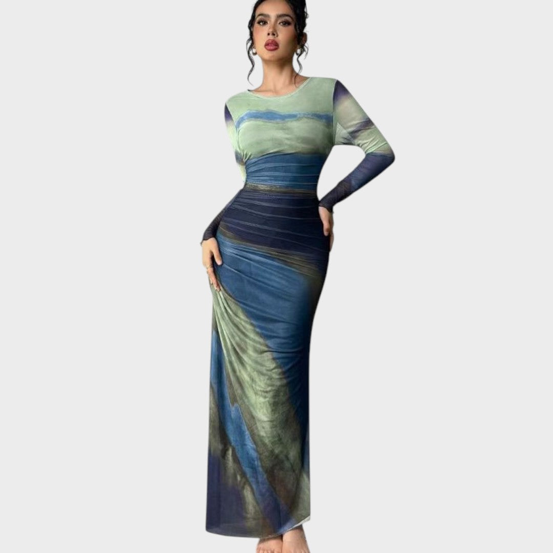 Amélia | Maxi dress with long sleeves