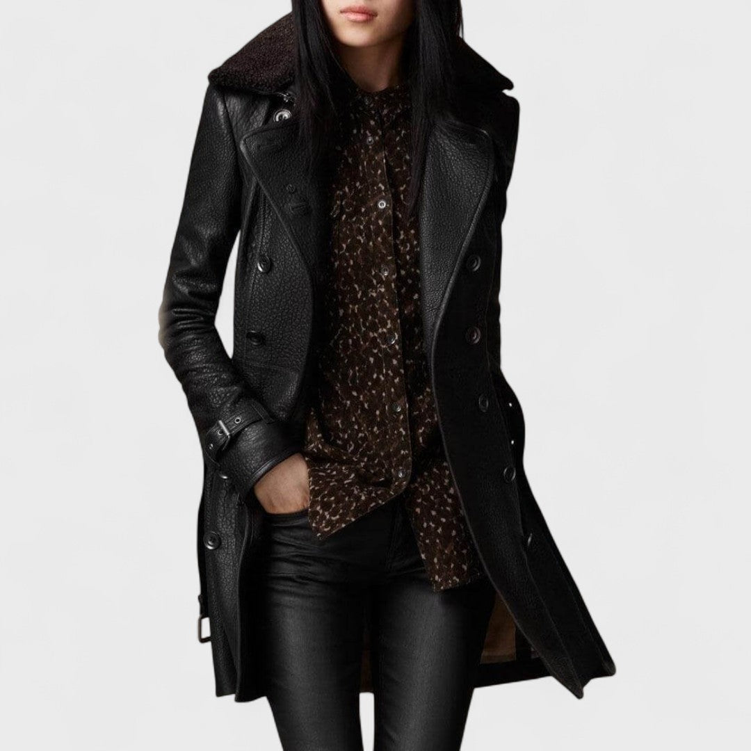 Maria | Elegant Leather Jacket