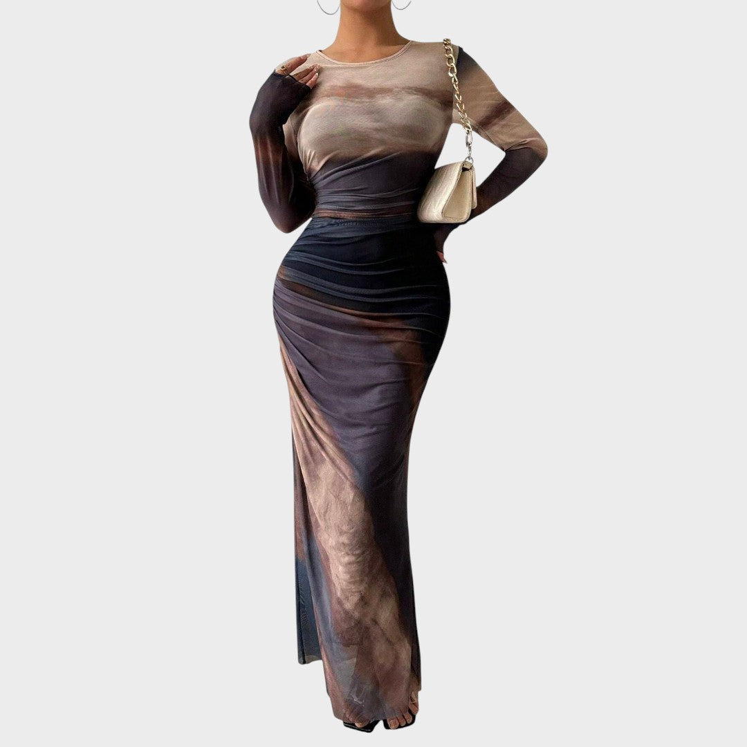 Amélia | Maxi dress with long sleeves