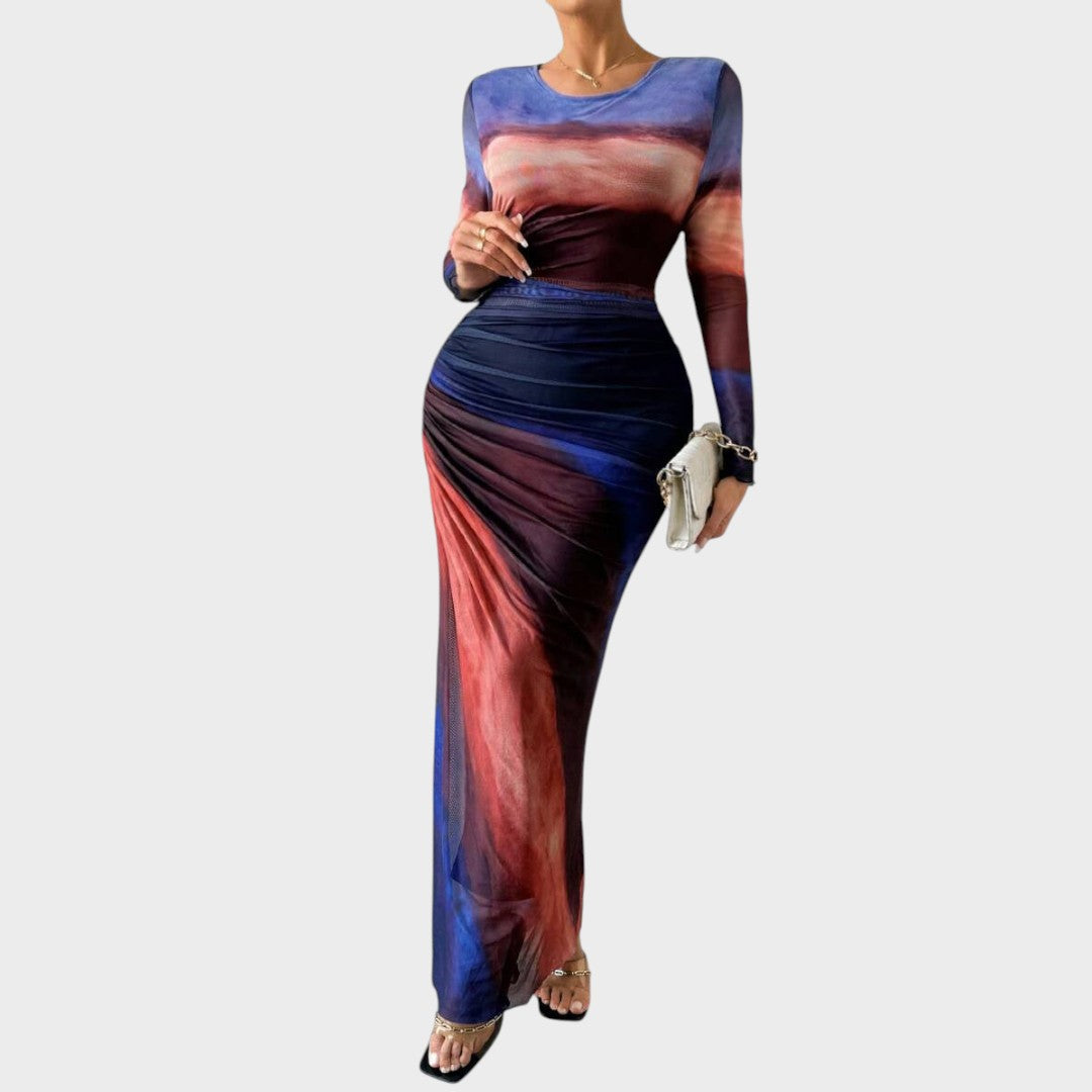 Amélia | Maxi dress with long sleeves