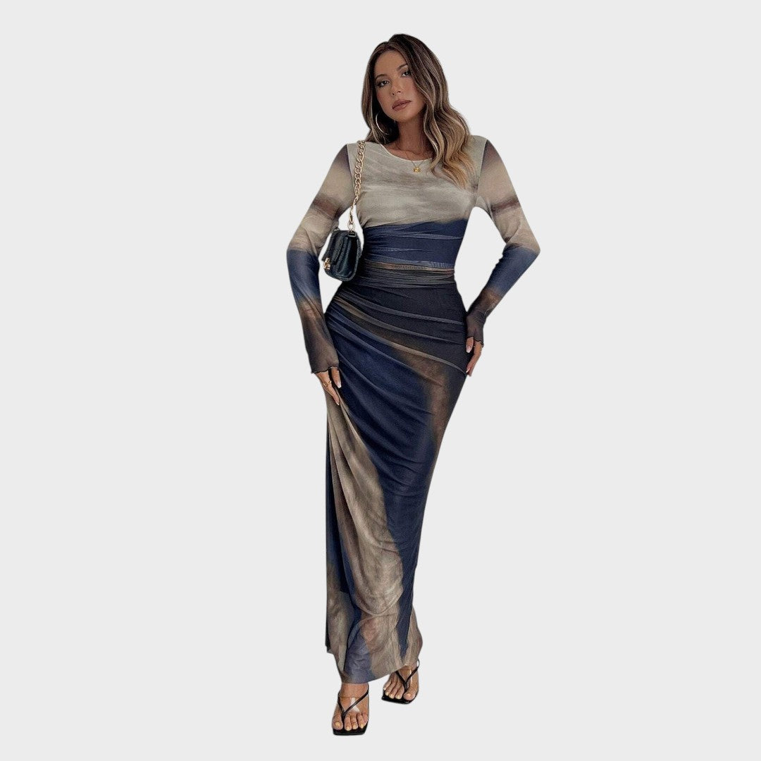 Amélia | Maxi dress with long sleeves